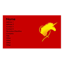 Unicorn_Emblem Business Card Templates
