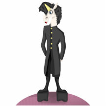 Unicorn Goth Cutout Sculpture Acrylic Cut Out