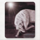 unicorn grace red sunset mousepads