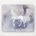 Unicorn Heaven White Beauty 8 mousepads
