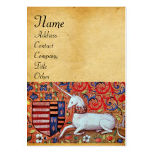 UNICORN Monogram Business Cards