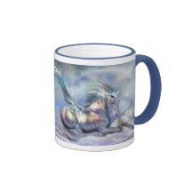 Unicorn Of Peace Art Mug