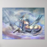 Unicorn Of Peace Art Poster/Print