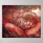 Unicorn Of The Poppies Art Mural posters