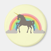Unicorn Power Fridge Magnet