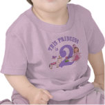 Unicorn Princess 2nd Birthday t-shirts