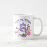 Unicorn Princess 5th Birthday Coffee Mug