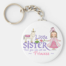 Unicorn Princess Little Sister Key Chains
