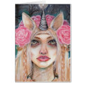 Unicorn Queen w Golden Eyes cards