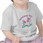Unicorn Rainbow Birthday Girl t-shirts