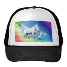 Unicorn Rainbow Trucker Hats