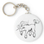 Unicorn Sketch Keychain