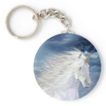 Unicorn White Beauty keychains