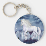 Unicorn White Beauty Keychain