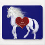 Unicorn White Beauty Mouse Pads