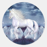 Unicorn White Beauty Sticker