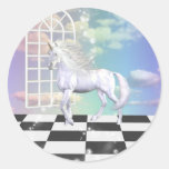 Unicorn White Beauty Sticker