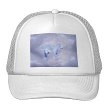 Unicorn with wings fantasy hats