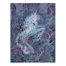 Unicorn Woods Deva Postcards