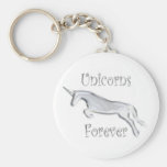 Unicorns Forever Keychain