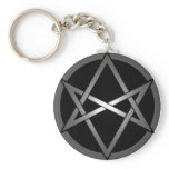 unicursal hexigram keychains
