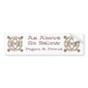 Unicursal, Pagan & Proud Bumper Sticker bumper stickers