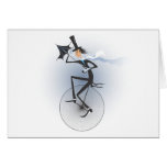 unicycle greeting card