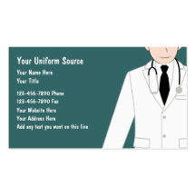 Uniform Supplies Business Cards