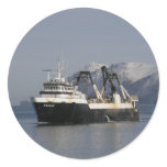 Unimak, Factory Trawler in Dutch Harbor, AK Stickers
