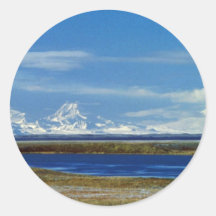 Unimak Island Peaks, Roundtop, Isanotski, Shishald Stickers