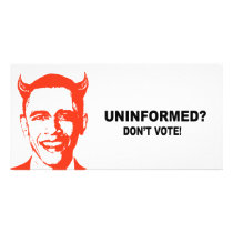 Uninformed - Don't vote Picture Card