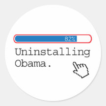 UNINSTALLING OBAMA STICKERS