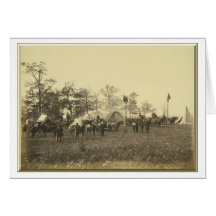 Union Army Telegraph Construction Corps Card