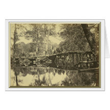 Union Bridge Across the Chickahominy River Card
