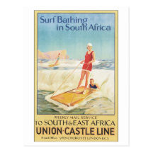 Union-Castle LIne To South & East Africa Post Cards