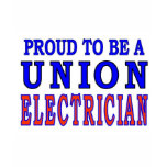 UNION ELECTRICIAN t-shirts