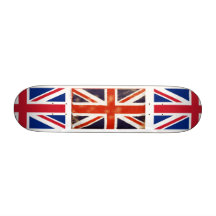 Union Flag and Vintage Union Jack Skateboard Deck
