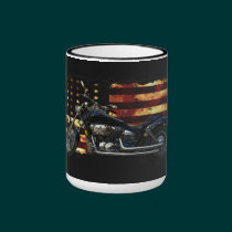 Union Flag, Stars and Stripes, Motorcycle mugs