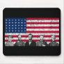 Union Heroes and The American Flag Mousepads