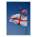 Union Jack and England Flag cards
