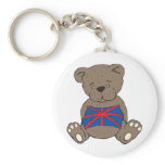 Union Jack Bear keychains