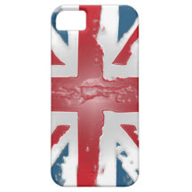 Union Jack British flag  Abstract wax art iPhone 5 Case