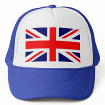 Union Jack British Flag Trucker Hat