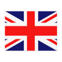 Union Jack British Flag postcards