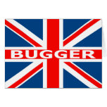 Union Jack bugger Cards