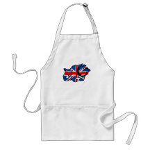 Union Jack Bulldog Aprons