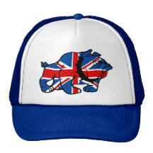 Union Jack Bulldog Hats