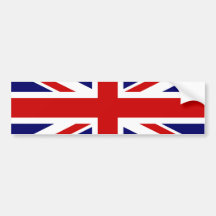 Union Jack Bumper Sticker
