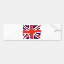 Union Jack Bumper Stickers