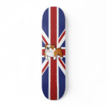 Union Jack Cartoon English Bulldog skateboards